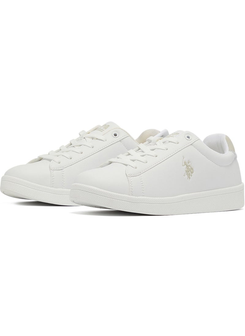 U.S. Polo Assn. Women's White Low-Top Sneakers - Lightweight & Trendy Design for Everyday Wear  - Image 2