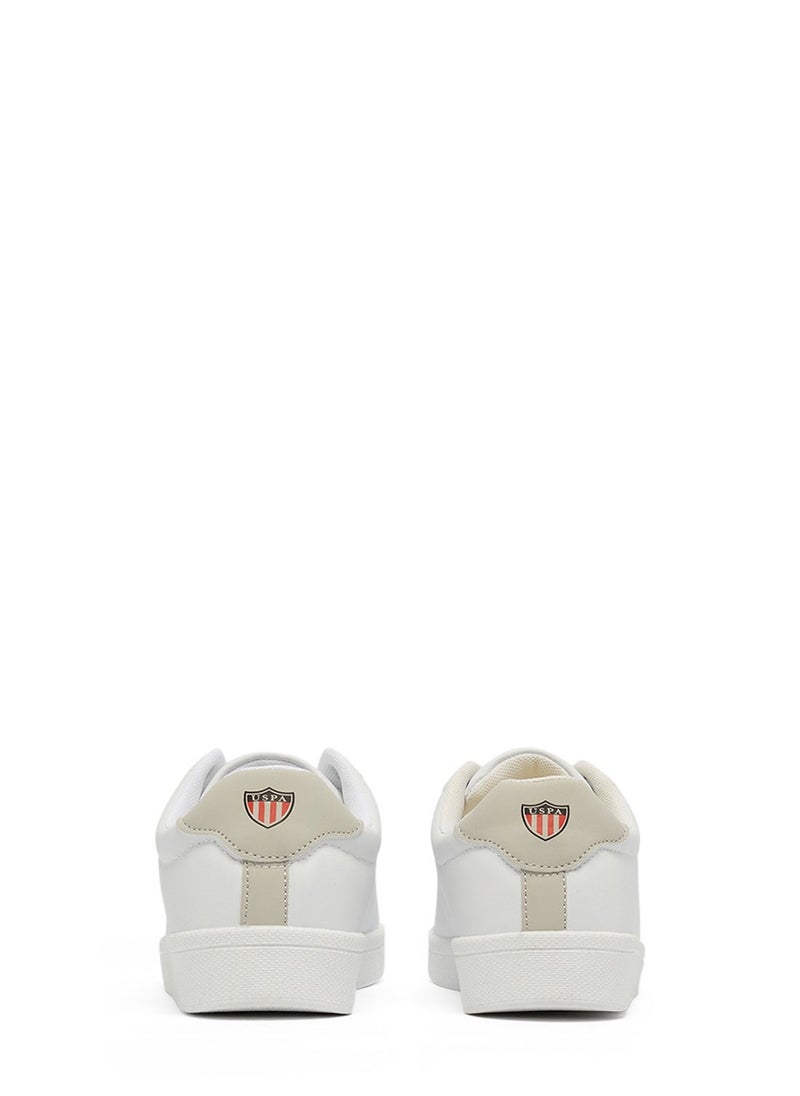 U.S. Polo Assn. Women's White Low-Top Sneakers - Lightweight & Trendy Design for Everyday Wear  - Image 4