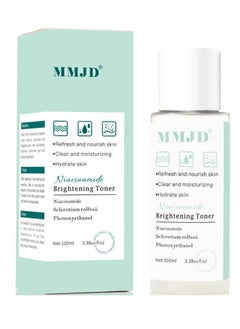 Niacinamide Brightening Toner for Dark Spots Even Skin Tone Eye Area Fine Lines & Wrinkles Anti-Aging Smoothening Skin Face Whitening Toner 100ml