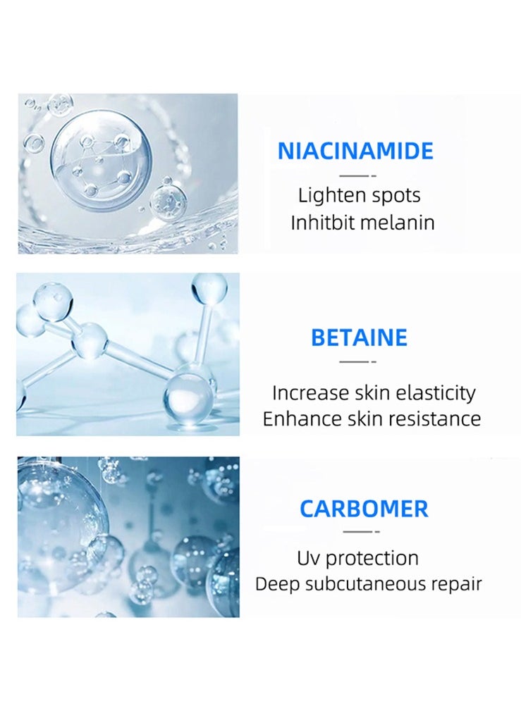 MMJD - Niacinamide Brightening Toner for Dark Spots Even Skin Tone Eye Area Fine Lines & Wrinkles Anti-Aging Smoothening Skin Face Whitening Toner 100ml - Image 1