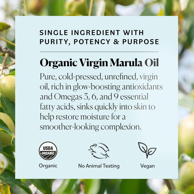 Sky Organics Organic Marula Oil for Face 100% Pure & Cold-Pressed USDA Certified Organic to Replenish, Balance & Boost Glow, 1 fl. Oz - Image 5