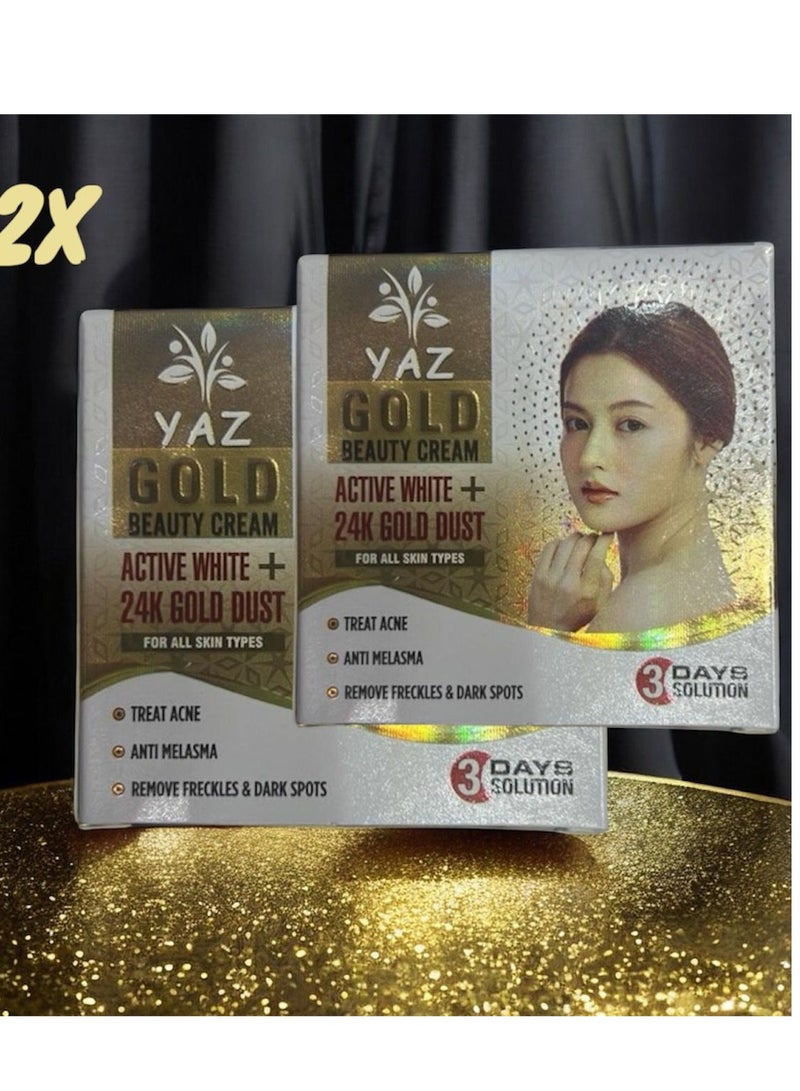 YAZ Gold Beauty Cream 2 Pcs - Image 1