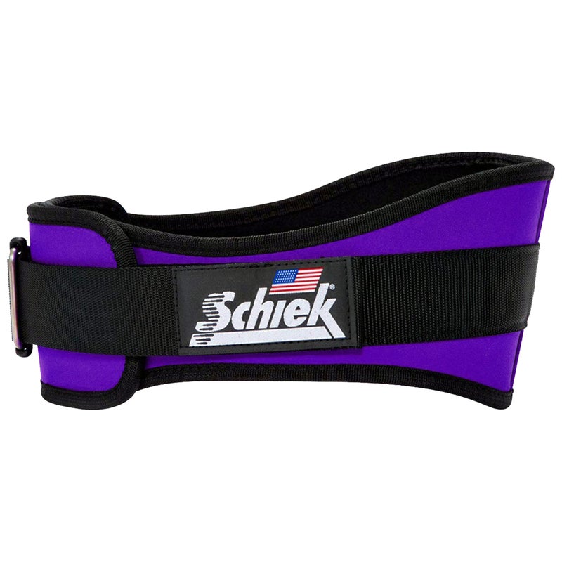Schiek Sports 2006 Nylon 6 Inches Weight Lifting Belt - Support Belt for Power Lifting - Long Lasting - Purple - Image 1