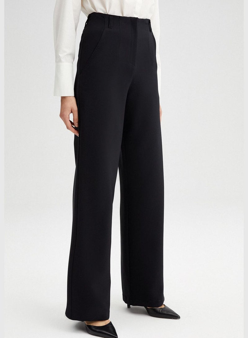 Touche WIDE LEG CREPE TROUSERS - Image 3