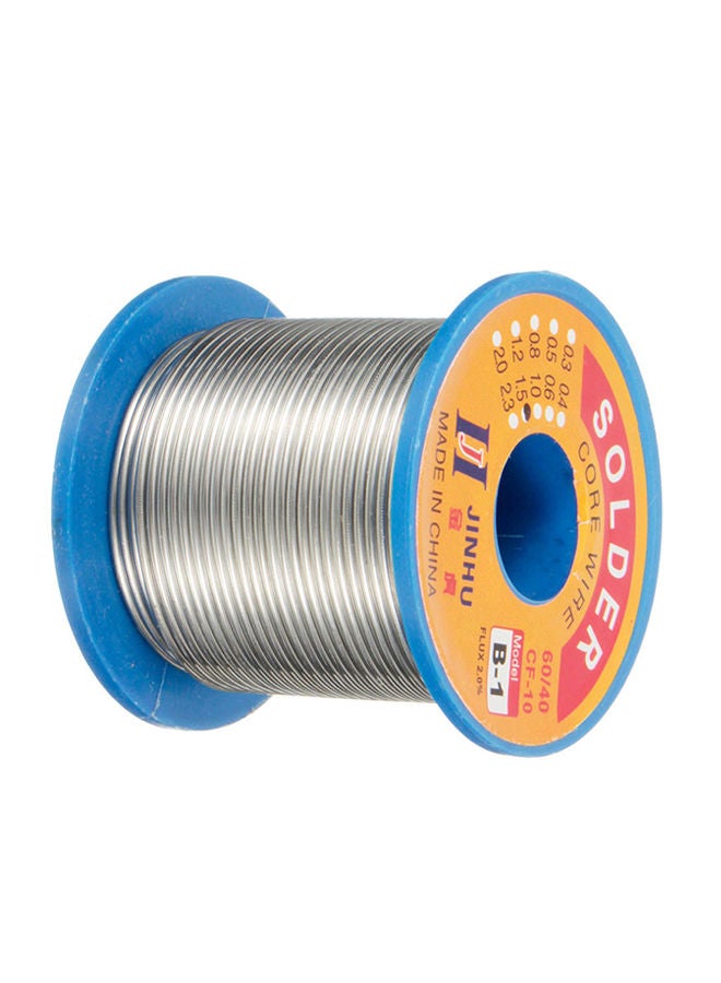 NIBEMINENT Tin Lead Rosin Core Soldering Solder Wire Silver 0.253kg - Image 1
