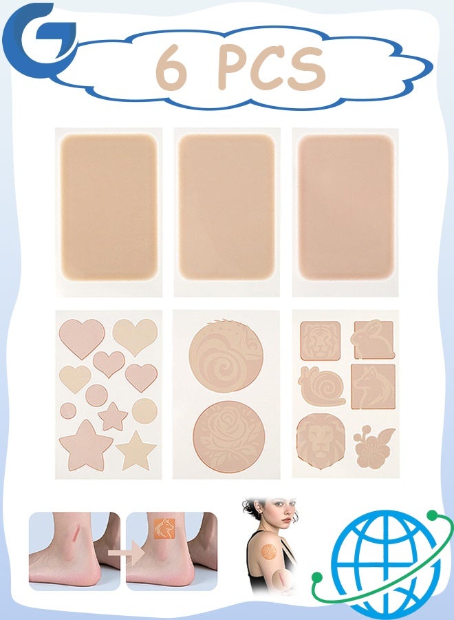 إم إكس إن 12 قطعة من شريط تغطية الوشم، ملصق إخفاء لون البشرة مقاوم للماء والعرق، رقعة إخفاء رقيقة للغاية مع أنواع مختلفة من الأنماط - Image 1