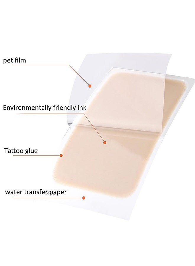 إم إكس إن 12 قطعة من شريط تغطية الوشم، ملصق إخفاء لون البشرة مقاوم للماء والعرق، رقعة إخفاء رقيقة للغاية مع أنواع مختلفة من الأنماط - Image 3