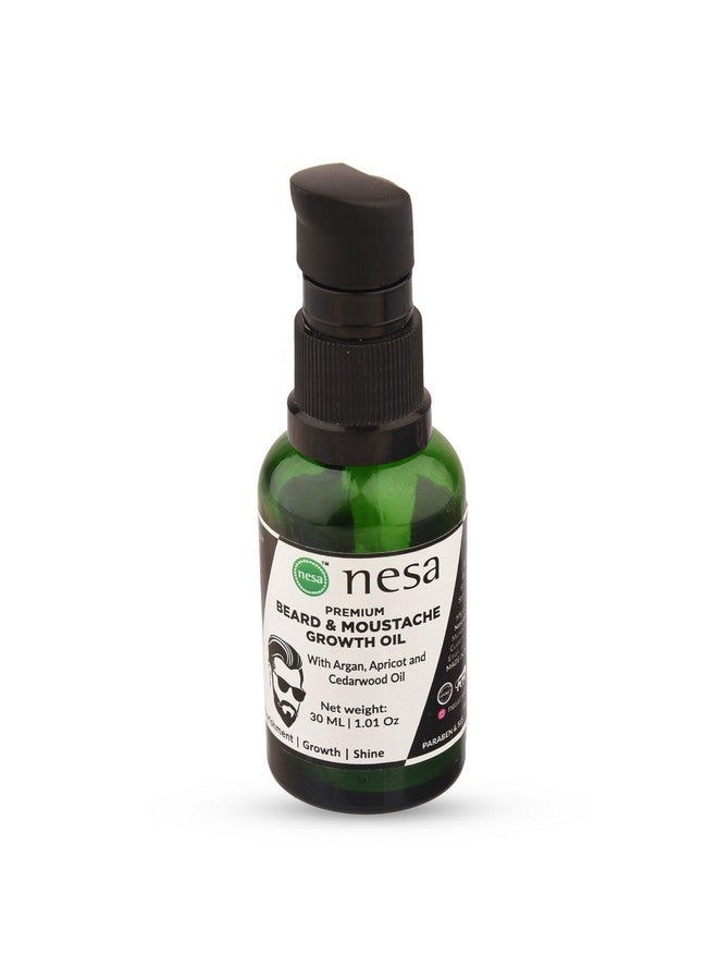 Nesa Premium Beard & Moustache Growth Oil for Men - 30 ML - With Argan Oil - Nourishment, Growth, and Shine - Image 4