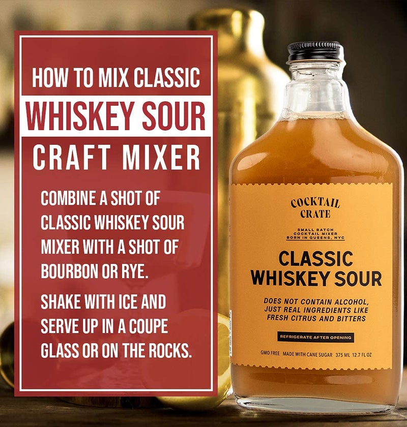 Cocktail Crate Premium Drink Mixer Variety Pack | Award Winning Craft Cocktail Mixers for True Connoisseurs | Premium Cocktail Syrup Creations with Aromatic Bitters, Demerara Sugar | 12oz - 3 pack - Image 5