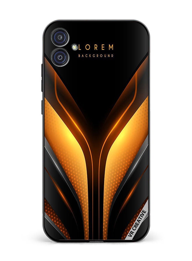 VR CREATIVE Protective Case Cover For Samsung Galaxy M04/F04 Lorem Background Design Multicolour - Image 1