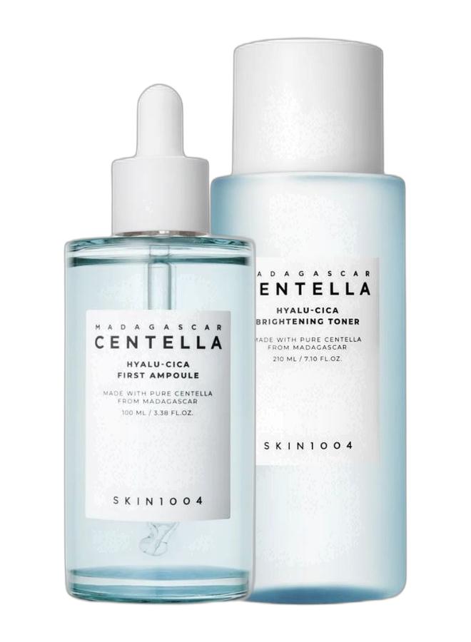 SKIN1004 أمبولة مداجاسكار سنتيلا هايلو-سيكا الأولى 100 مل + تونر مداجاسكار سنتيلا هايلو-سيكا المشرق 210 مل - Image 1