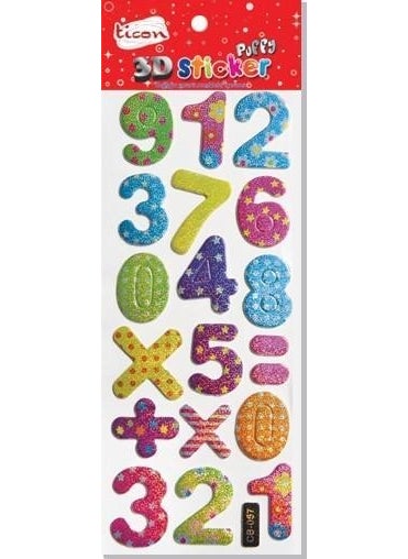 Ticon Sticker Puffy 3D 3d-16 