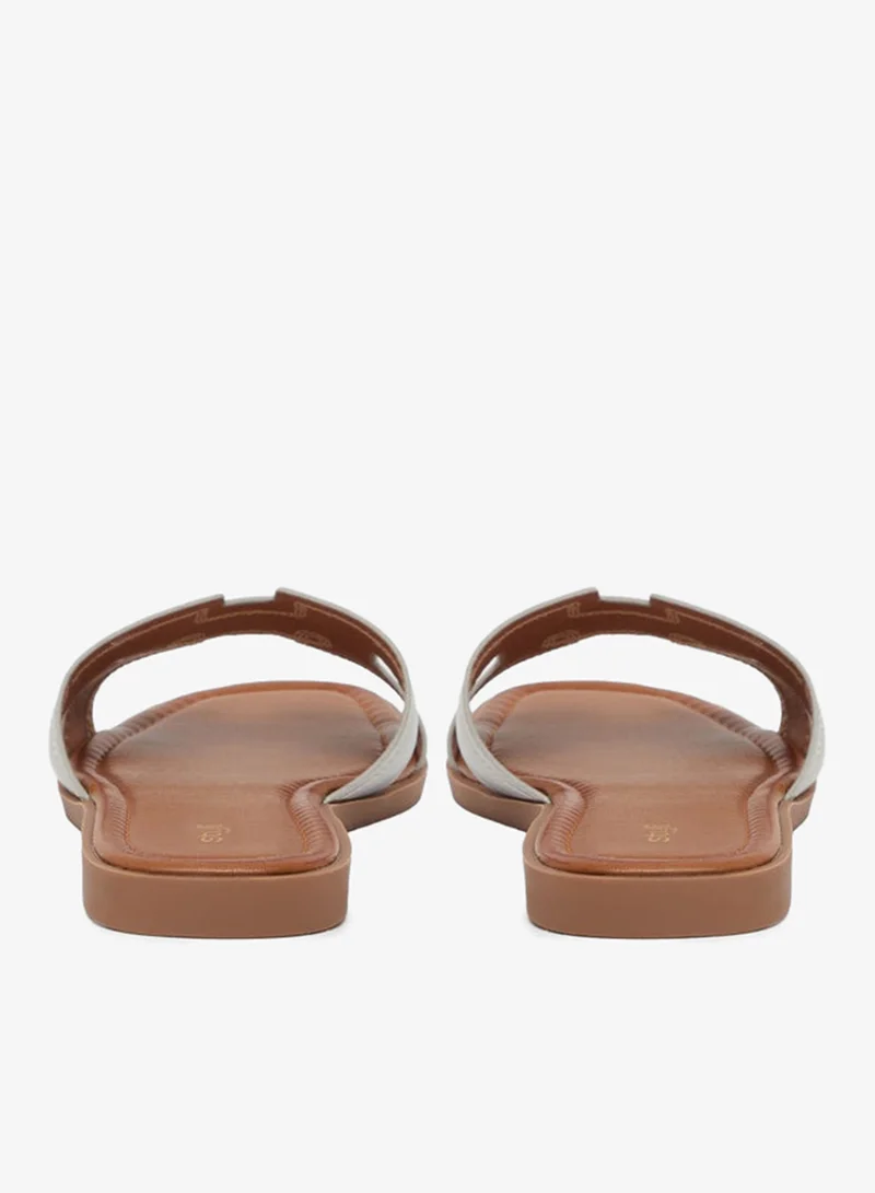 Styli Open Toe Flat Sandals