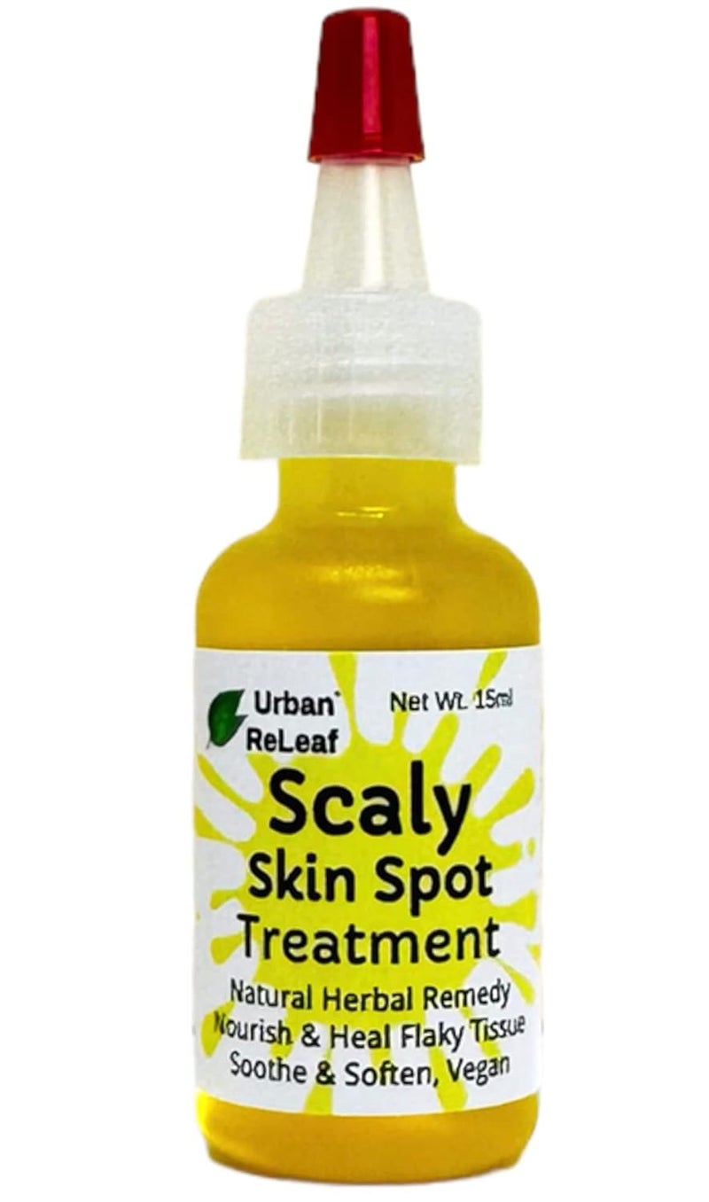 Urban ReLeaf Scaly Skin Spot Treatment  Skin Smoothing Repair Oil Natural Relief for Flaky Cracked Severely Dry Spots Nourishing Oils 100 Natural Made in USA