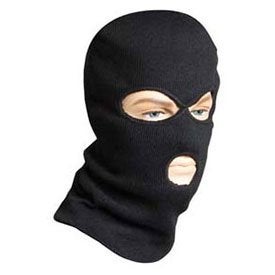 RefrigiWear Men’s 3 Hole Mask – Insulated Balaclava with Extended Neck, Double-Layer Knit for Cold Weather, Black - Image 5