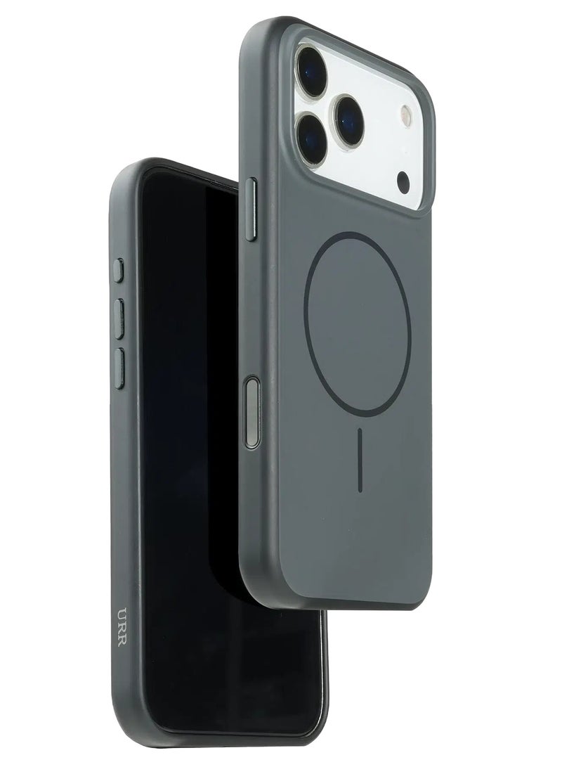URR LAMDA Matte Case for iPhone ‏17 Pro - Black - Image 1