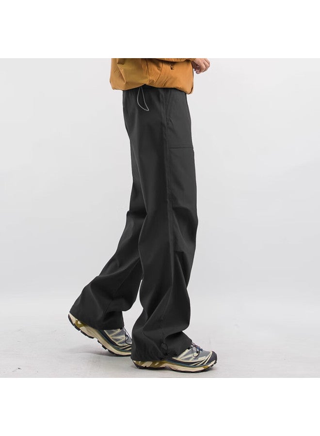 Maybeyond Men's Outdoor Assault Pants Summer Sports Windproof Hiking Casual Straight Work Pants Ma99 Black XL - Image 4