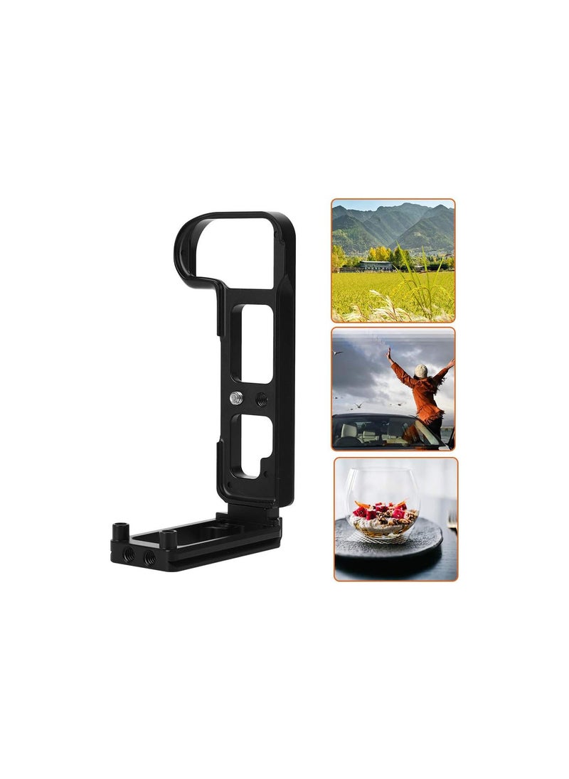 Quick Release L-Plate,Camera QR L-Plate Vertical Bracket Hand Grip for Nikon Z6 Z7 Mirrorless Camera(black)