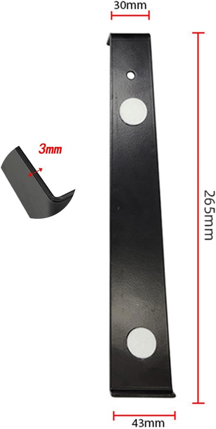 Heavy duty black steel floor mounting Crowbar (suitable for vinyl floor, wood floor, small, durable and easy to operate) - Image 2