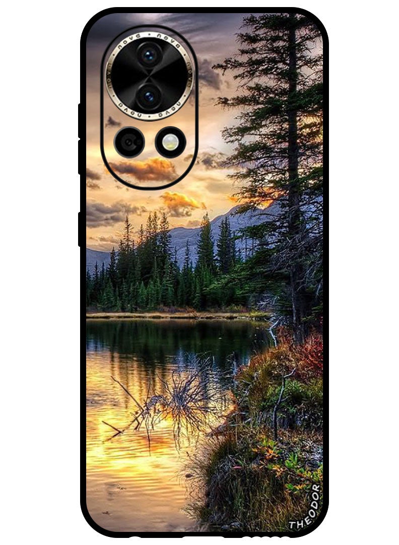 Theodor Protective Case Anti Scratch Shock Proof Bumper Cover For Huawei Nova 12 Nature - Image 1