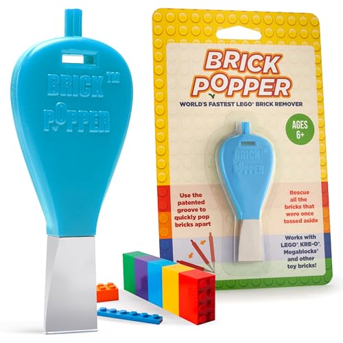 Brick Popper - World's Fastest Separator Tool - Efficient Remover for Kids and Adults - Perfect for Ages 6 and Up - Essential Tool (Light Blue) - Image 1