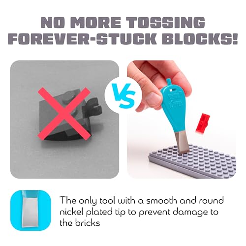 Brick Popper - World's Fastest Separator Tool - Efficient Remover for Kids and Adults - Perfect for Ages 6 and Up - Essential Tool (Light Blue) - Image 3