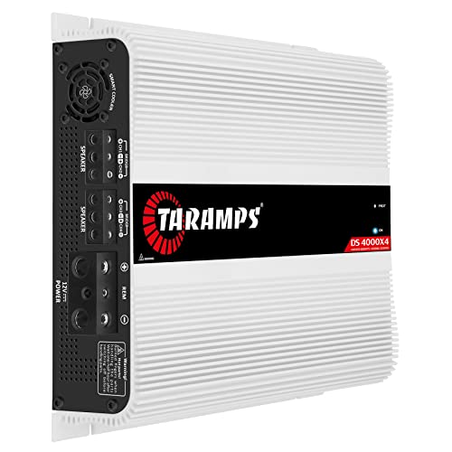 Taramp's Taramps DS 4000x4 1 Ohm 4000 Watts Rms 4 Channels of 1000x4 Watts Car Audio Amplifier Class D Full Range Crossover Fixed Rca / High Level Input System - Image 2