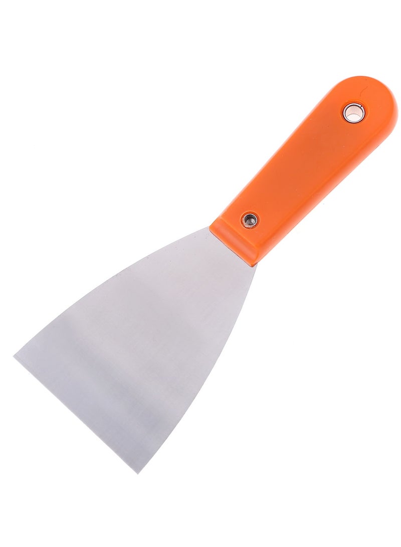 LAWAZIM Stainless Steel Scraper with Plastic Handle – 3 Inch – Flexible Blade, Comfortable Grip – For Wall Repair, Scraping, and Filling Tasks - Image 2