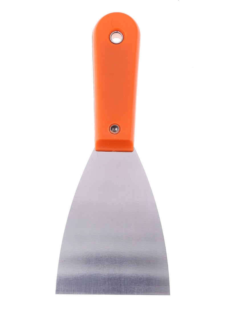 LAWAZIM Stainless Steel Scraper with Plastic Handle – 3 Inch – Flexible Blade, Comfortable Grip – For Wall Repair, Scraping, and Filling Tasks - Image 3