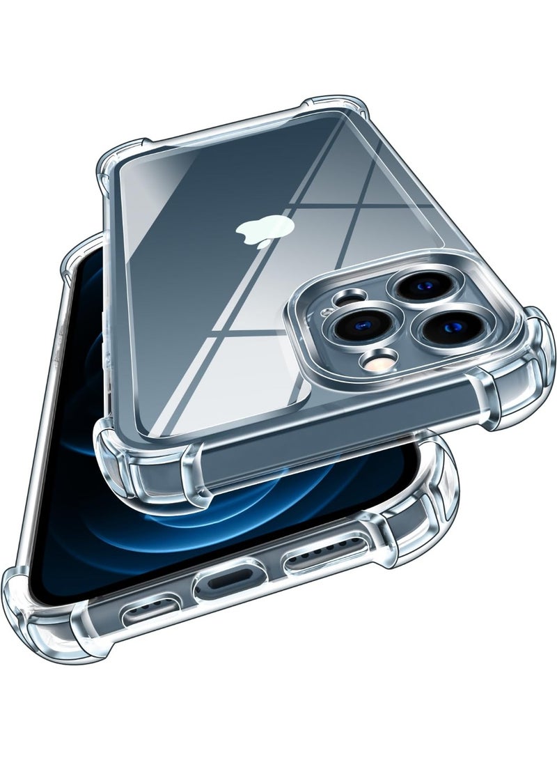 جراب شفاف ضد الصدمات متوافق مع هاتف ايفون 12 برو ماكس - Image 1