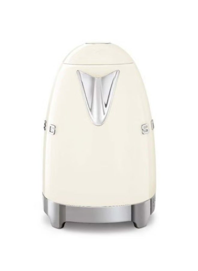 سميج Smeg KLF04CRUK Kettle, LED Display, 360 Swivel Base, 7 Temperature Settings, Water Level Indicator, Anti-Slip Feet, Soft-Open Lid,1.7 Litre, Cream - Image 5
