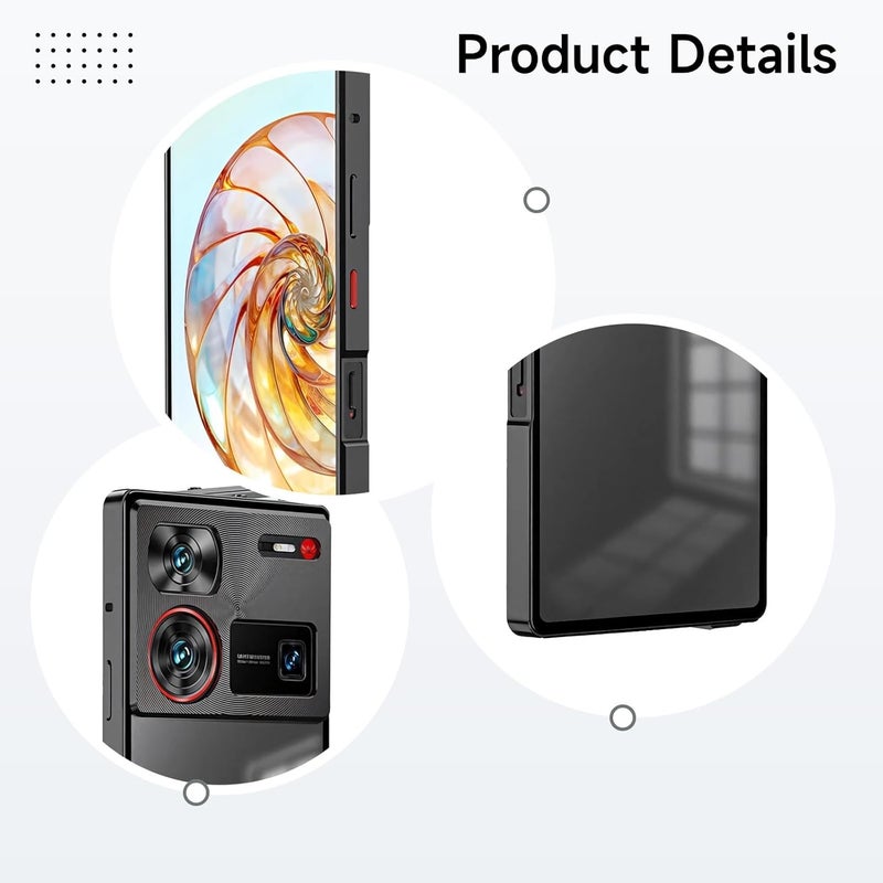 Z60 Ultra Protector Case with Metal Frame, Tempered Glass Back, Shockproof Features - Image 3