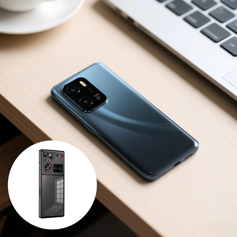 Z60 Ultra Protector Case with Metal Frame, Tempered Glass Back, Shockproof Features - Image 2