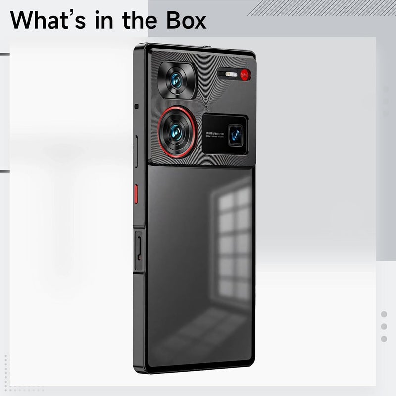 Z60 Ultra Protector Case with Metal Frame, Tempered Glass Back, Shockproof Features - Image 4