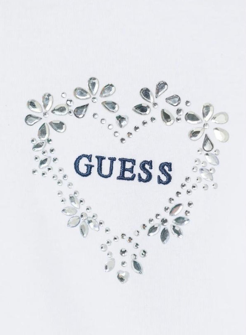 GUESS Youth Graphic Crew Neck T-Shirt - Image 3