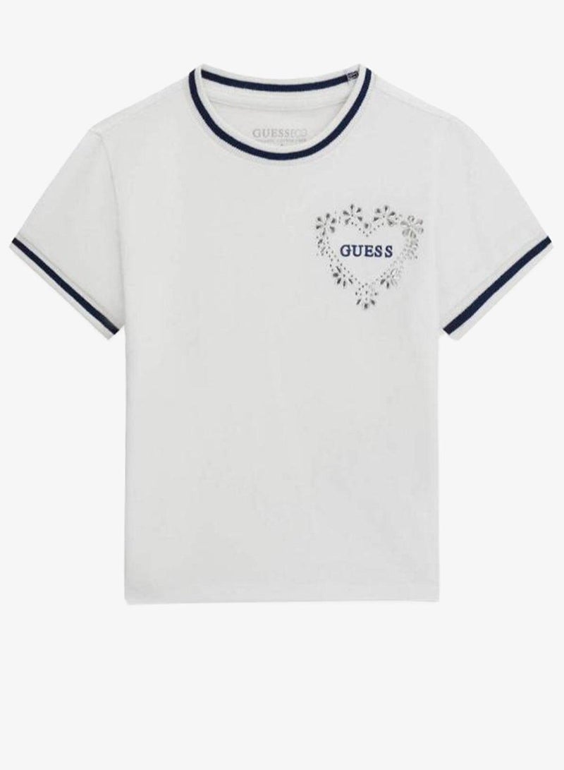 GUESS Youth Graphic Crew Neck T-Shirt - Image 2