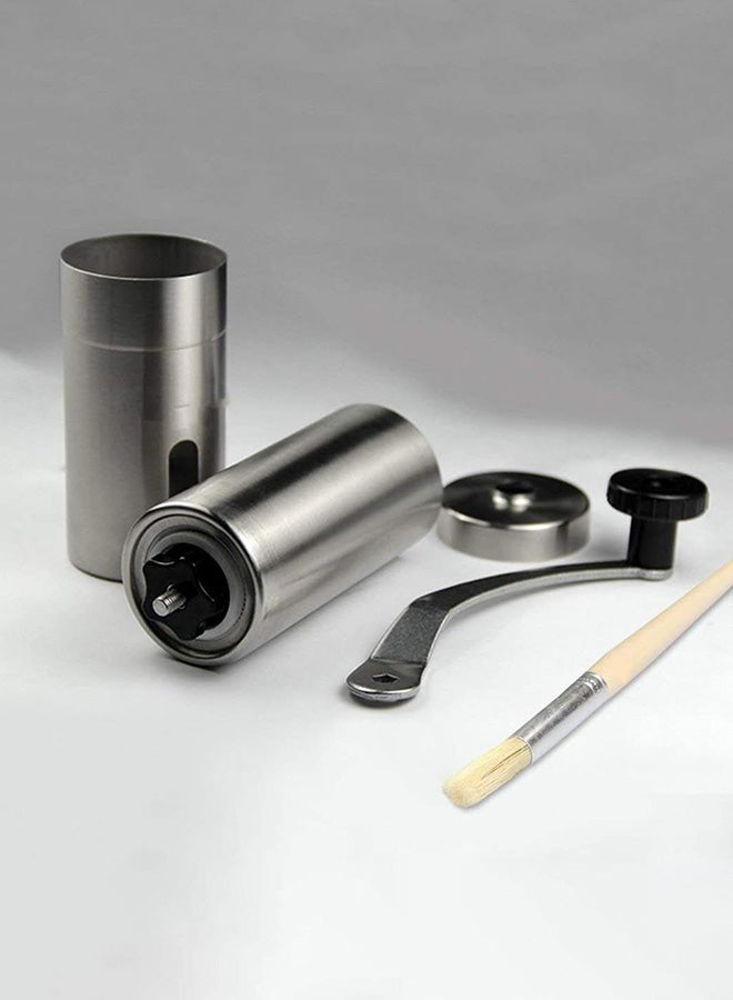 مطحنة حبوب القهوة اليدوية المحمولة فضي 1.8 x 7.5 x 1.8 cmØ³Ù†ØªÙŠÙ…ØªØ± - Image 2