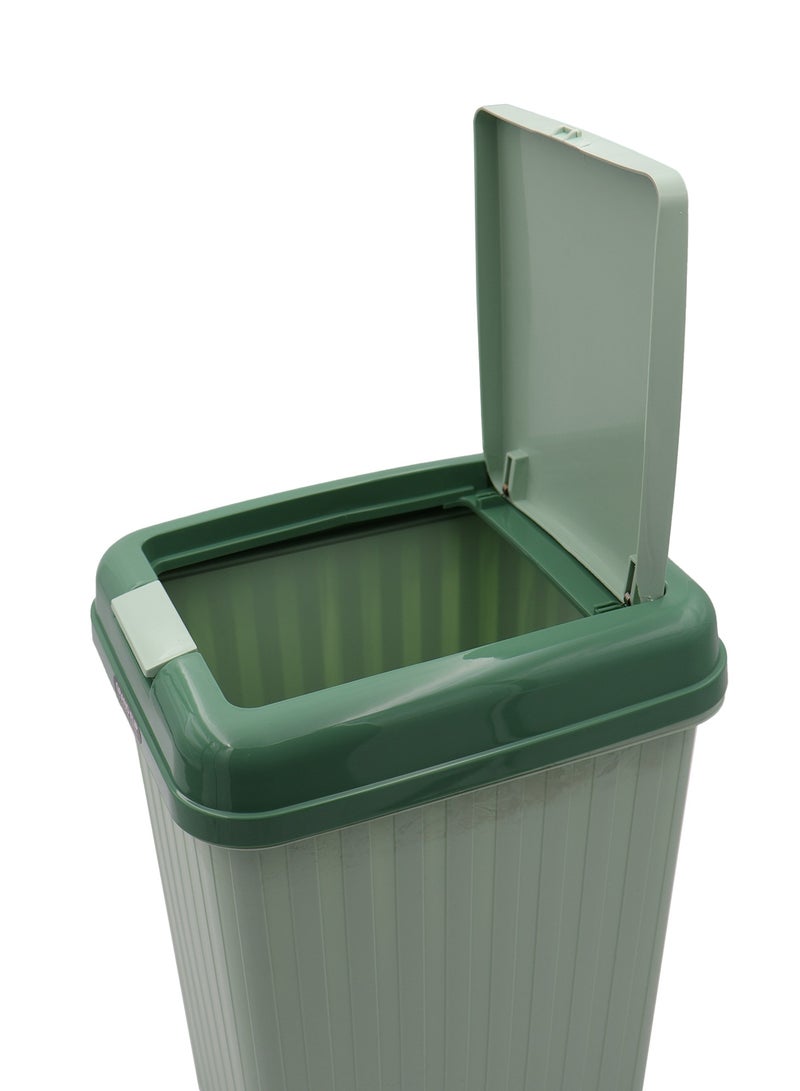 Ideal Pack Plastic Dustbin with Lid – 36 x 27 cm | Compact Covered Trash Bin for Home, Bathroom, Office, or Kitchen | Sturdy, Easy-to-Clean Design - Image 2