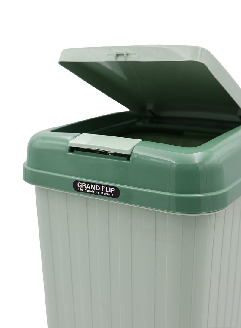 Ideal Pack Plastic Dustbin with Lid – 36 x 27 cm | Compact Covered Trash Bin for Home, Bathroom, Office, or Kitchen | Sturdy, Easy-to-Clean Design - Image 3