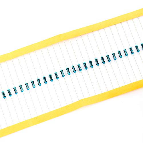 Chanzon 100pcs 10K Ω ohm Resistor 1/4W (0.25W) Metal Film Fixed Resistor 0.01 ±1% Tolerance 10KR MF Through Hole Resistors Current Limiting Rohs Certificated - Image 3