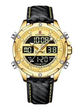 Unisex Analog+Digital Round Shape Leather Wrist Watch NF9194 G/G/B - 45 Mm - pzsku/Z2E3DBE5FAB94D4C00FB8Z/45/_/1707917329/74ced91c-d482-41b4-8fcc-33e1cd4760b1