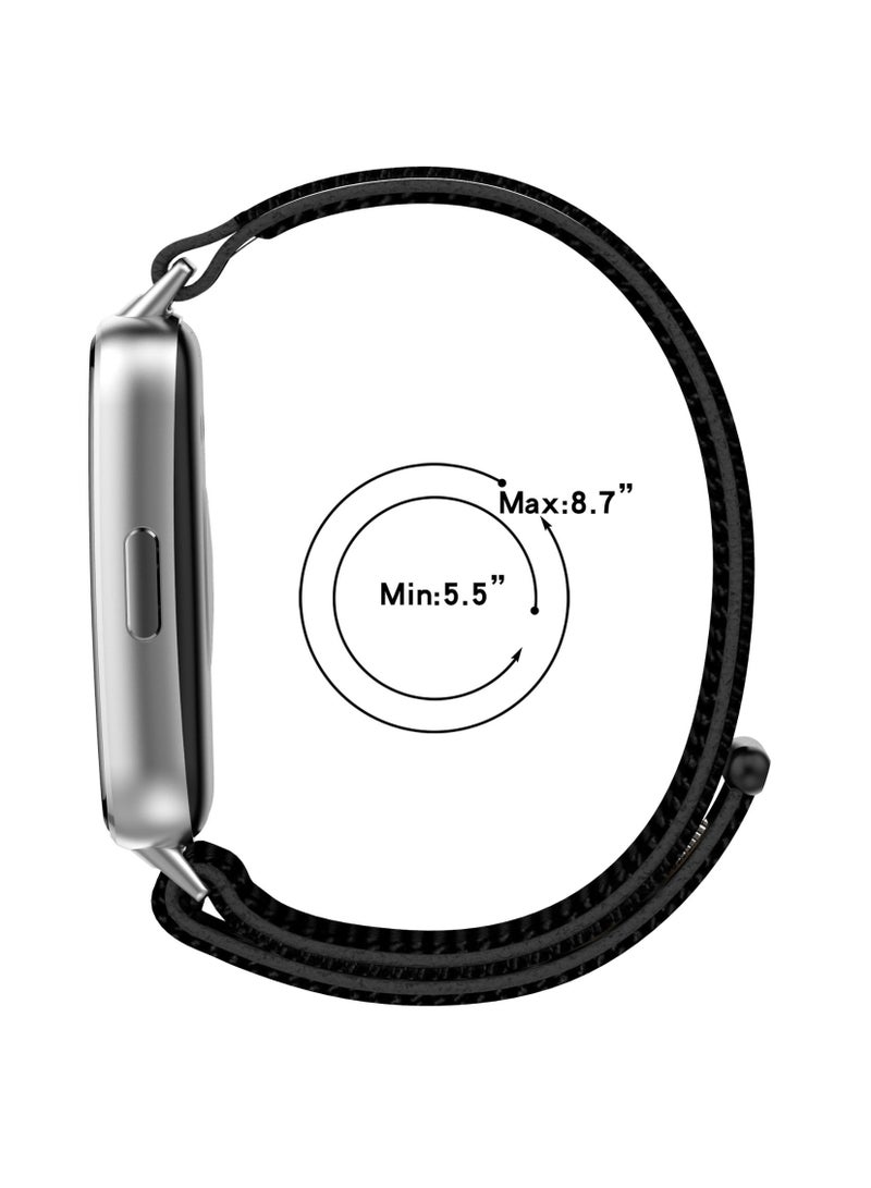 Youque Nylon Replacement Wrist Band, Smart Watch Strap for HUAWEI Band 11/11 Pro Black - Image 3