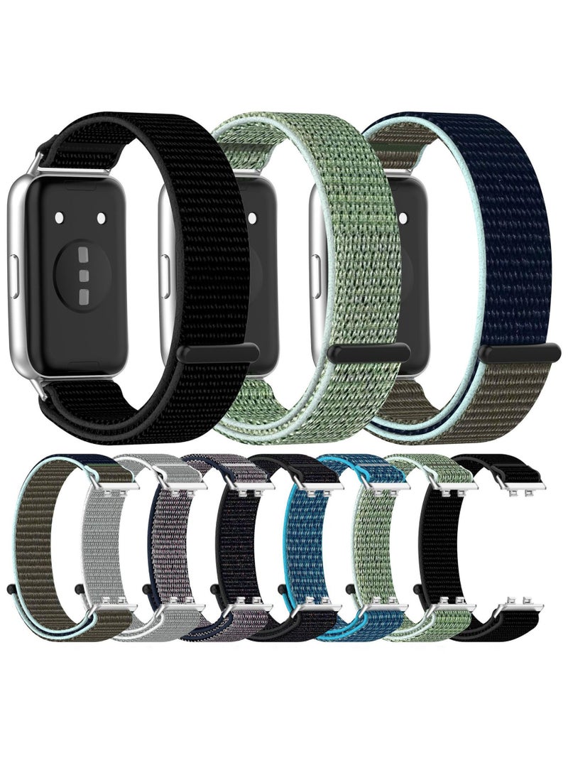 Youque Nylon Replacement Wrist Band, Smart Watch Strap for HUAWEI Band 11/11 Pro Black - Image 4