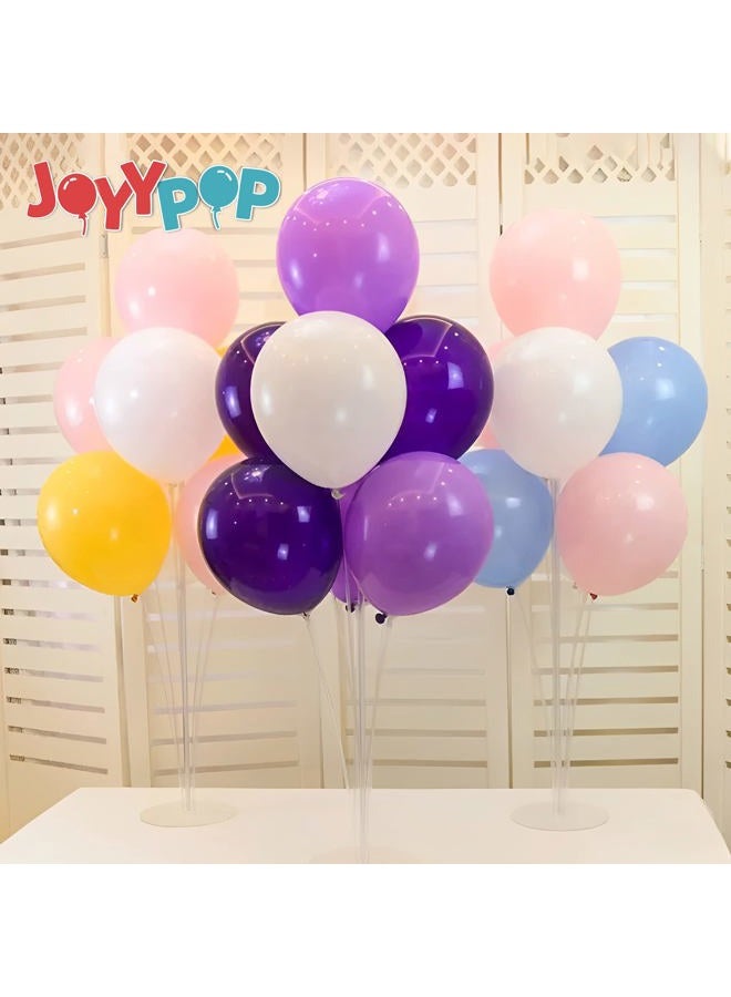 JOYYPOP 12 Sets Balloon Stand Kit For Table, Balloon Sticks with Base Birthday Graduation Party Decorations Wedding - Image 5