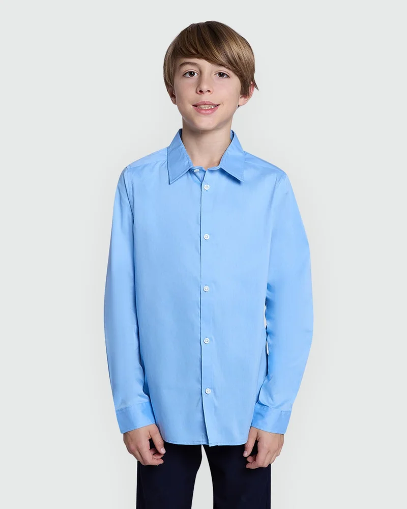 Ovs Placid Blue Boys’ Shirt With Long Sleeves – OVS