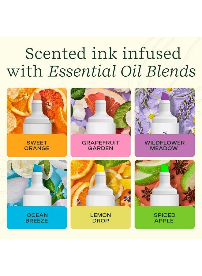 لايف لاينز أقلام تمييز قابلة للتكديس معطرة، عبوة من قطعتين - أقلام تمييز بألوان متنوعة مشبعة بمزيج من الزيوت العطرية - أقلام تمييز قابلة للتكديس والمزج والمطابقة بألوان متعددة - لوازم مدرسية ومكتبية - Image 4