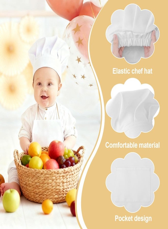 XLSXEXCL 2PCS Baby Chef Outfit Set, Baby Apron and Chef Hat for Newborn Photography, Toddler Cook Role Play, Cute Baking Costume for Infants Photography, Cooking Bakery Theme Party (Age: 10-24 Months) - Image 3