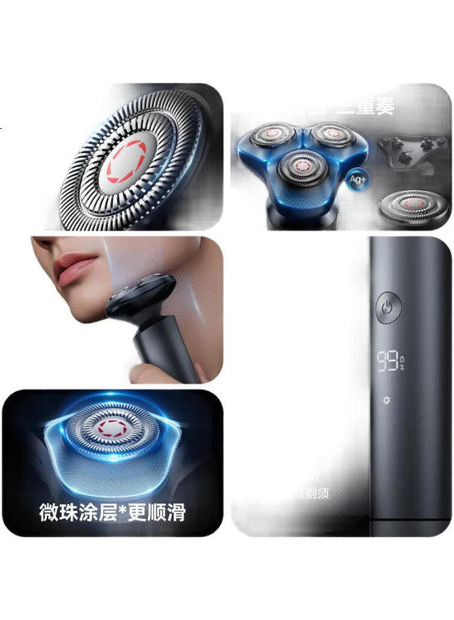 JD.com Jingzao Electric Shaver Gift Set S5 Electric Shaver Rotary Men'S Shaver Shaving Razor Double Ring Arc Blade Net Floating Pasting Full Body Wash Gift For Men - Image 1