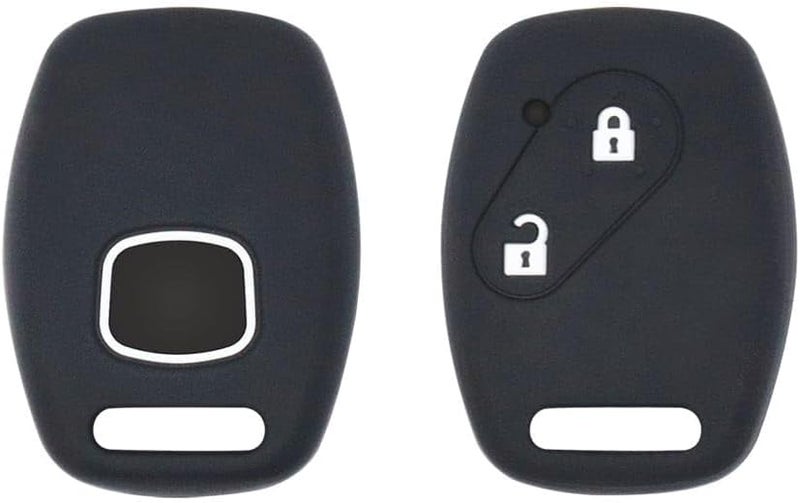 2 Buttons Silicone Key Shell Cover Case for Honda Accord Civic Jazz Fit City Odyssey CRV Pilot, Remote Protection Case - Image 1