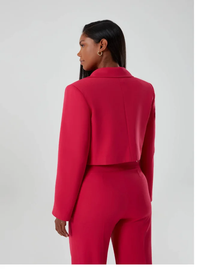 MIZALLE DOUBLE MZL CROP JACKET